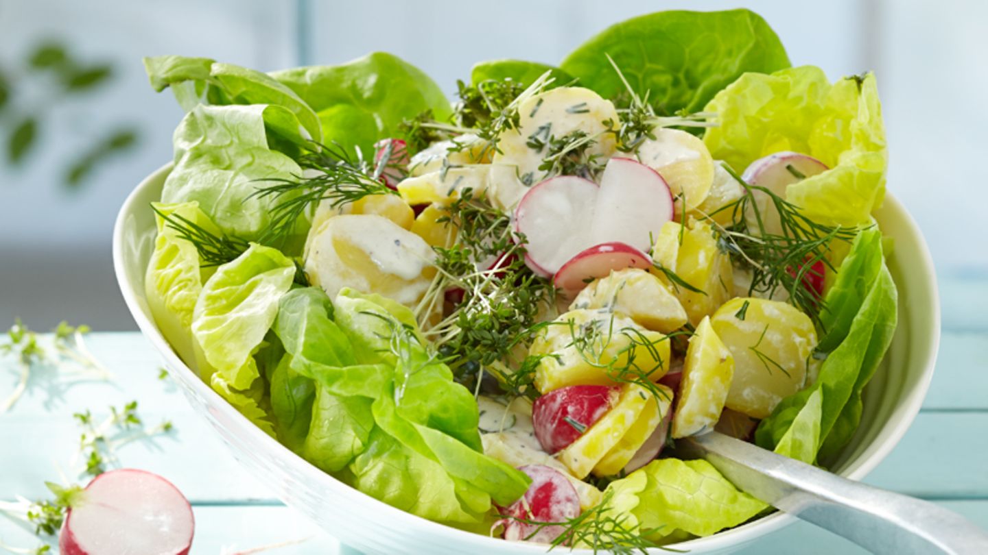 Kartoffelsalat mit Meerrettich Rezept