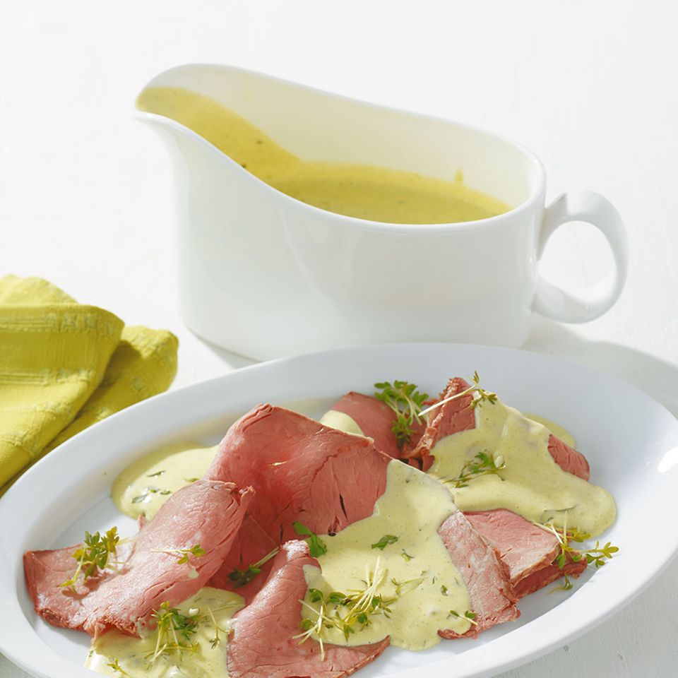 Kräuter-Hollandaise für Roastbeef