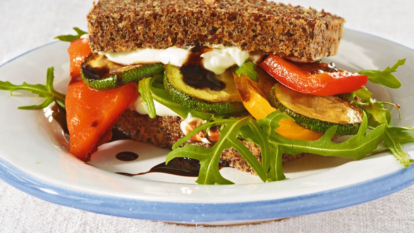 Grillgemüse-Burger Rezept