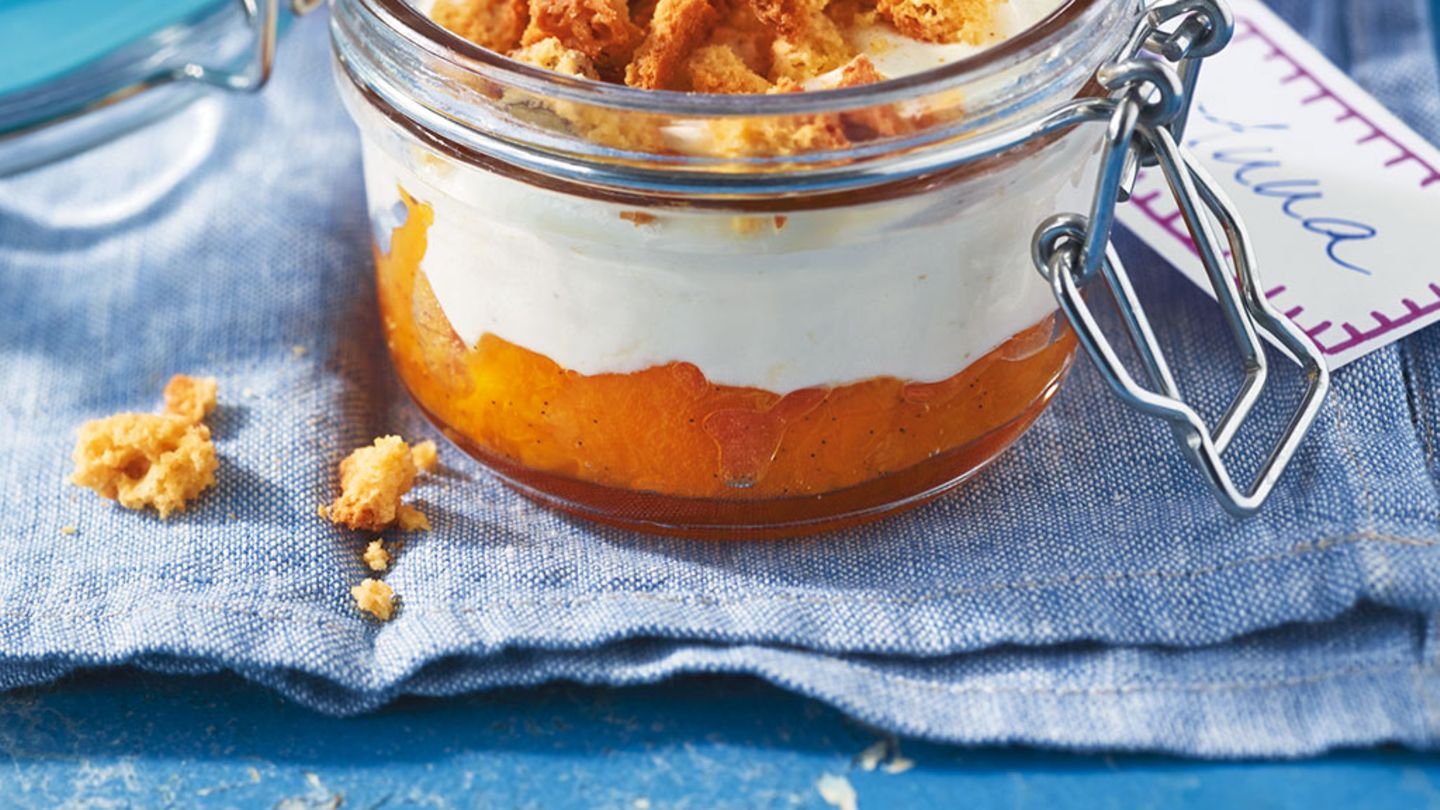 Aprikosen-Trifle Rezept