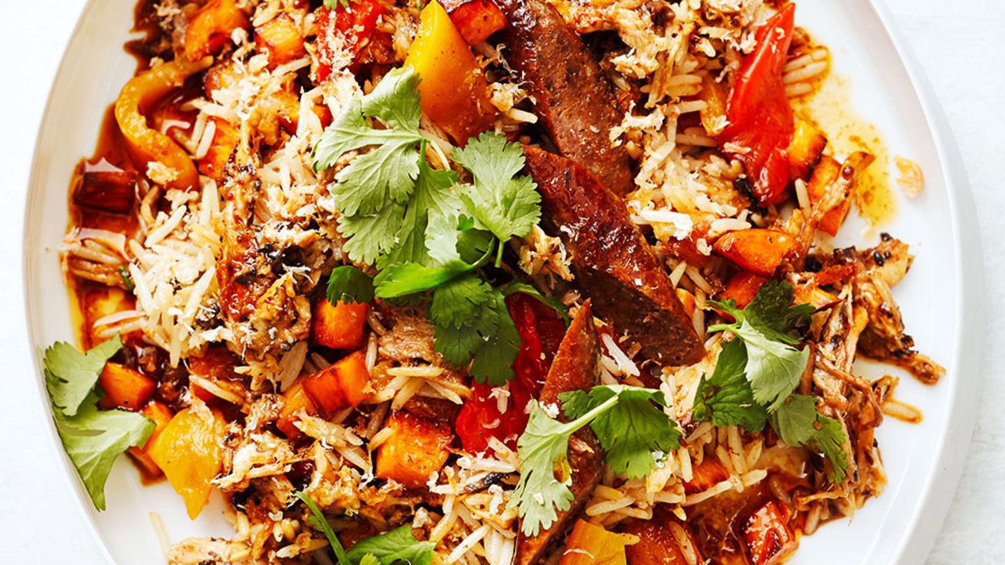 Jambalaya mit Schweinebauch Rezept