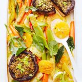 Gemüsesalat mit Portobello