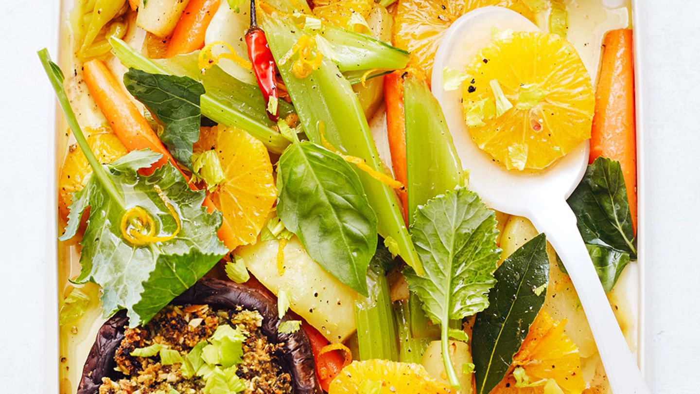 Gemüsesalat mit Portobello Rezept