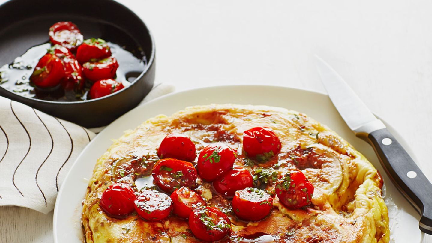 Ziegenkäse-Omelette mit Feigen Rezept