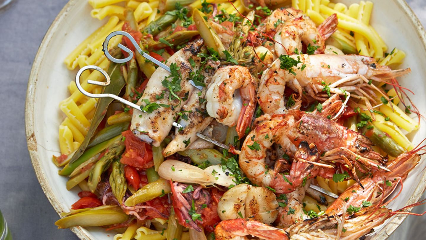 Meeresfrüchte-Pasta Rezept