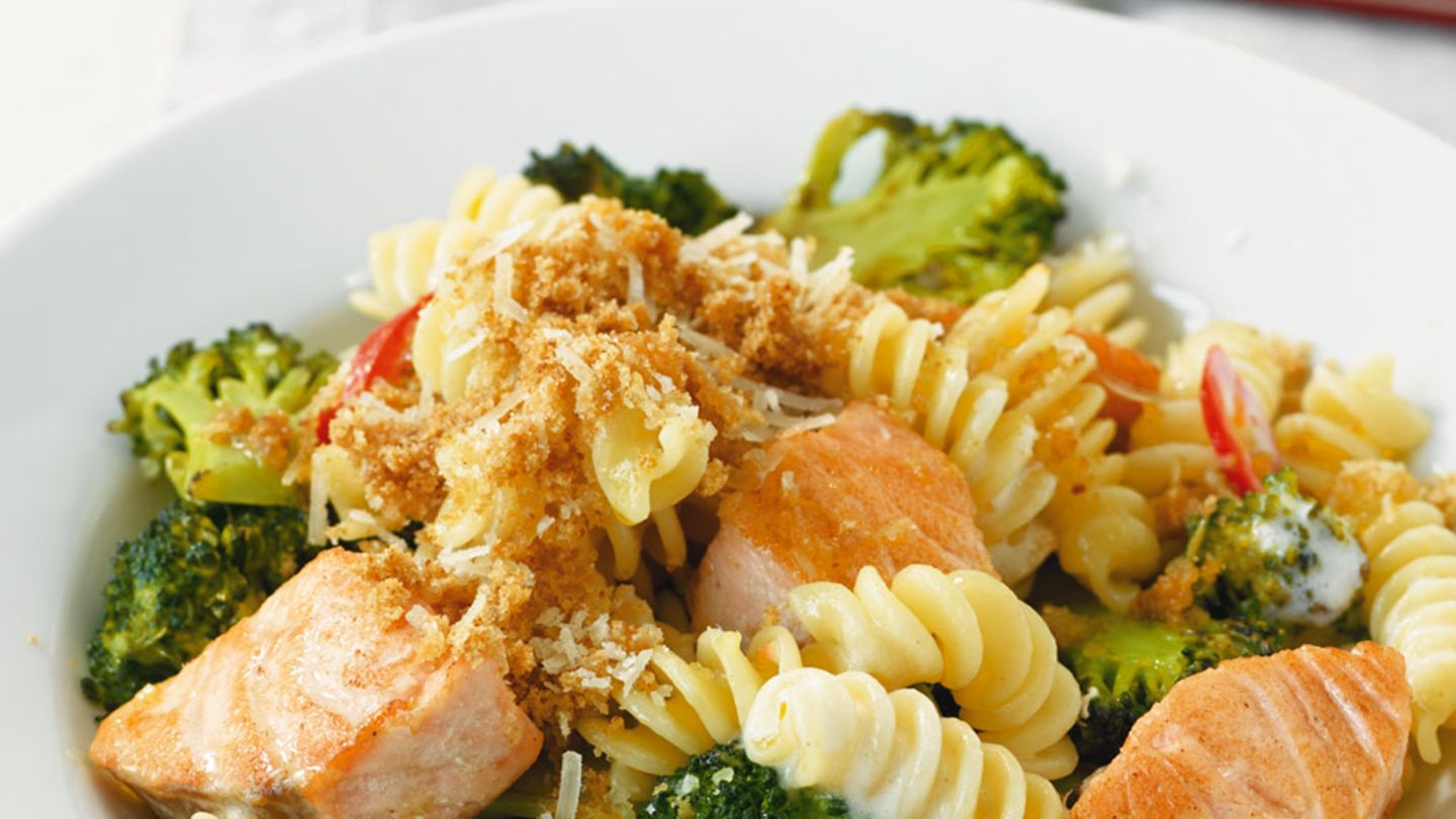Broccoli-Lachs-Pasta Rezept