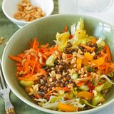 Gemüse-Linsen-Salat
