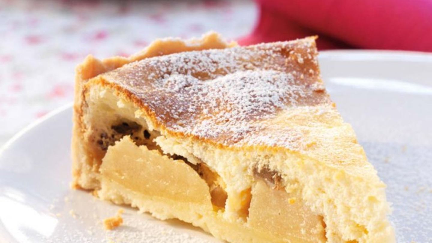 Quark-Kuchen mit Äpfeln und Rosinen Rezept - [ESSEN UND TRINKEN]