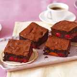 Himbeer-Aprikosen-Brownies