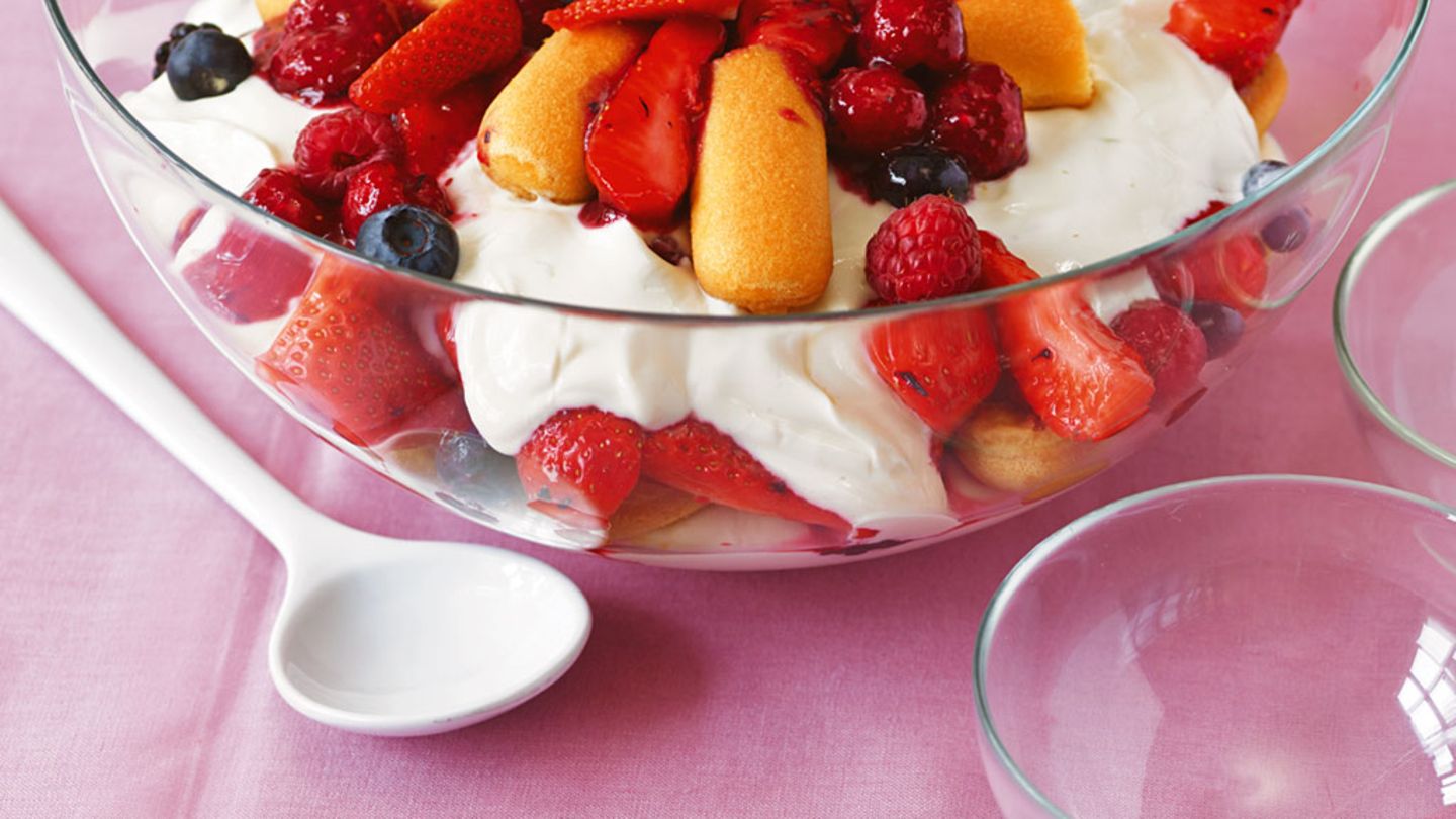 Beeren-Trifle Rezept