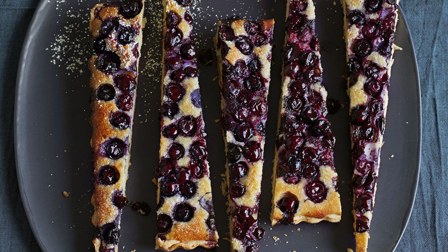 Heidelbeer-Mandel-Tarte Rezept