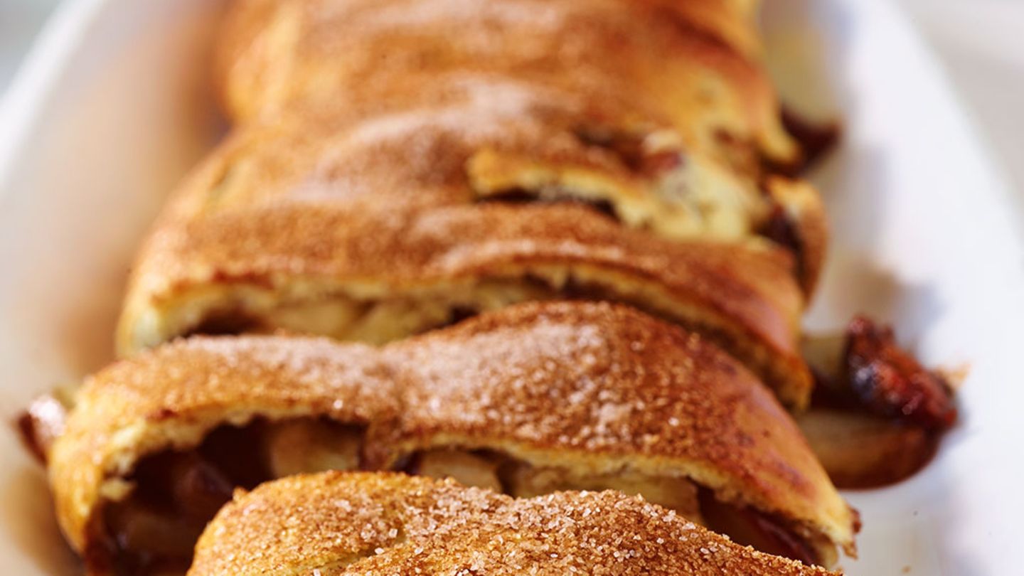 Zwetschgen-Birnen-Strudel Rezept