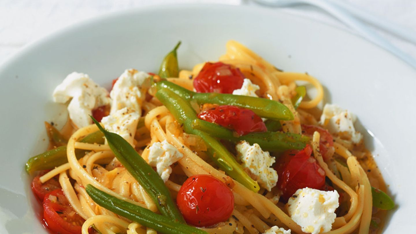 Bohnen-Tomaten-Pasta Rezept - [ESSEN UND TRINKEN]