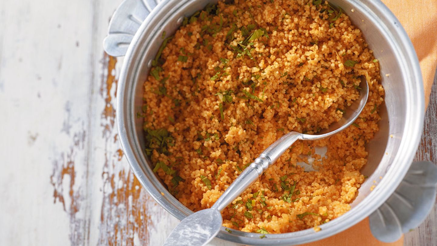 Harissa-Minz-Couscous Rezept - [ESSEN UND TRINKEN]