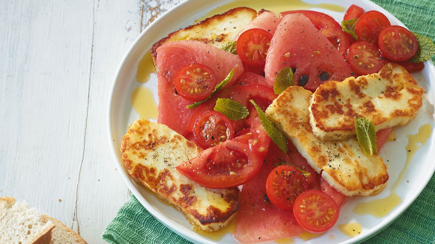 Tomaten-Melonen-Salat Rezept