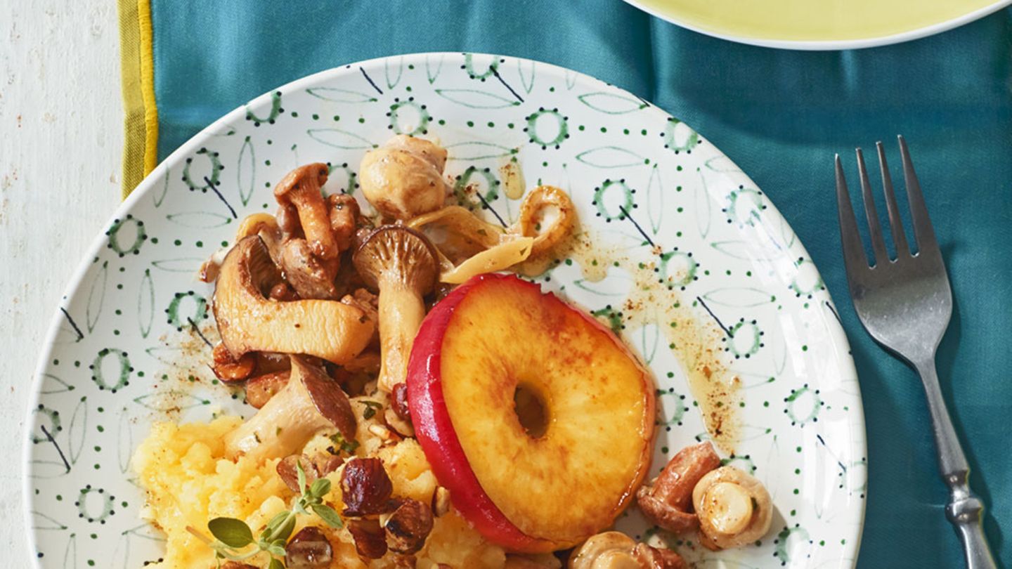 Pilz-Apfel-Pfanne Rezept