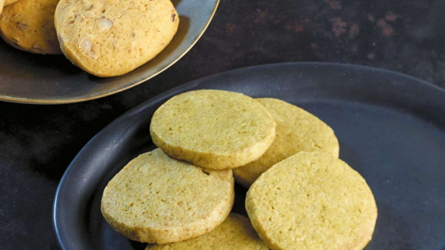 Matcha-Vanille-Kekse Rezept