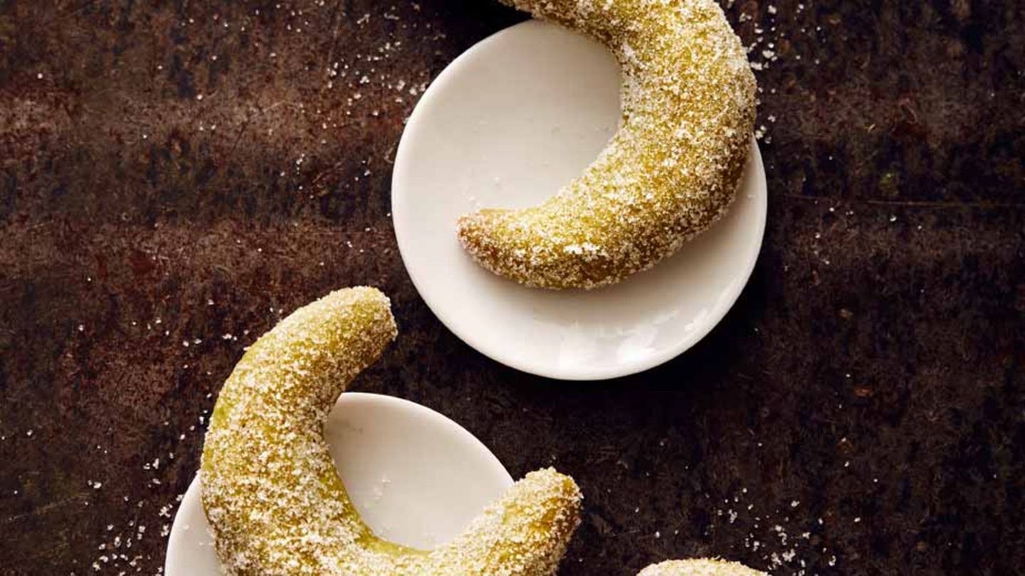Matcha-Kipferl Rezept