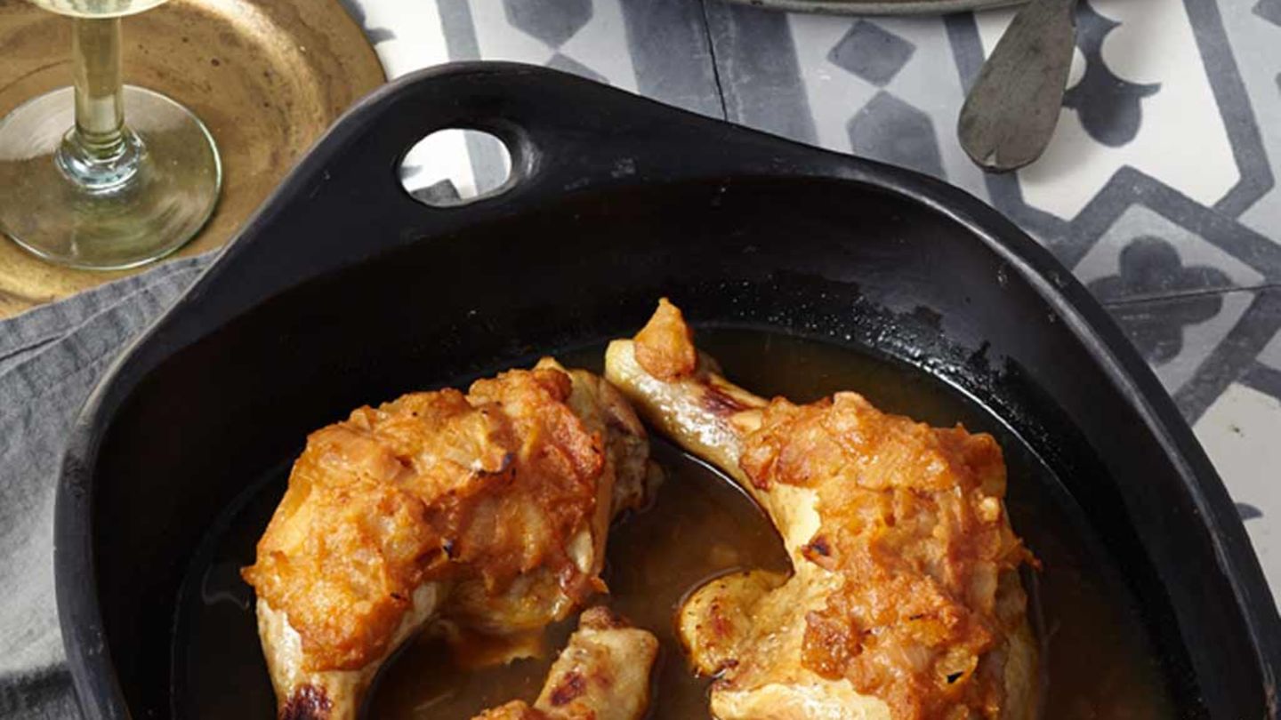 Hähnchen auf jüdische Art Rezept