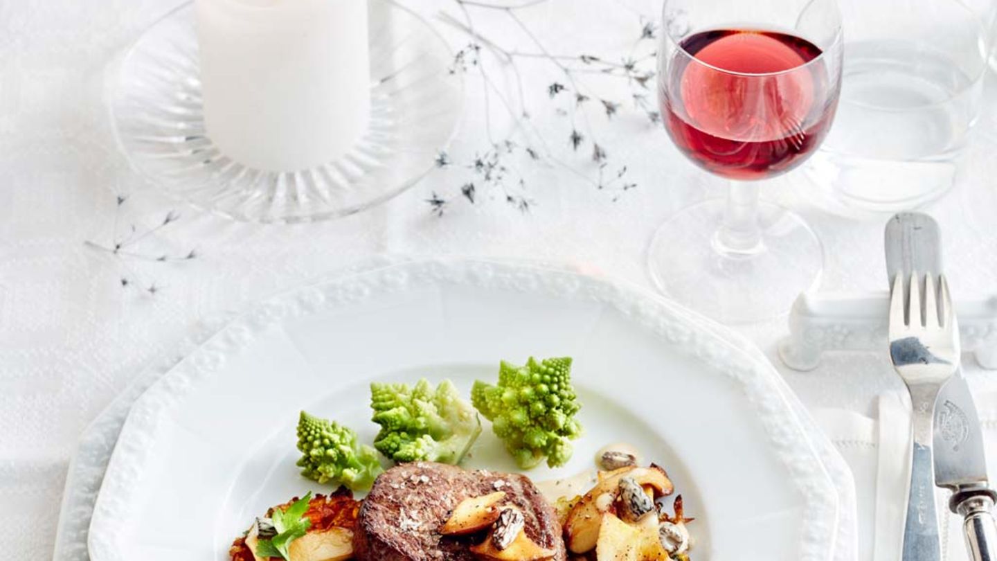 Kürbisrösti und Romanesco Rezept