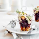 Rote Bete mit Senfschaum