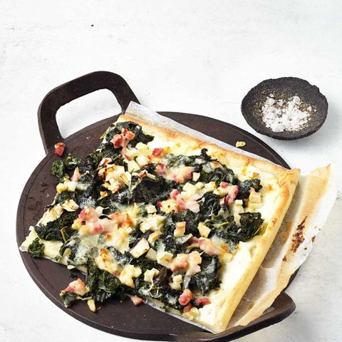 Grünkohl-Flammkuchen