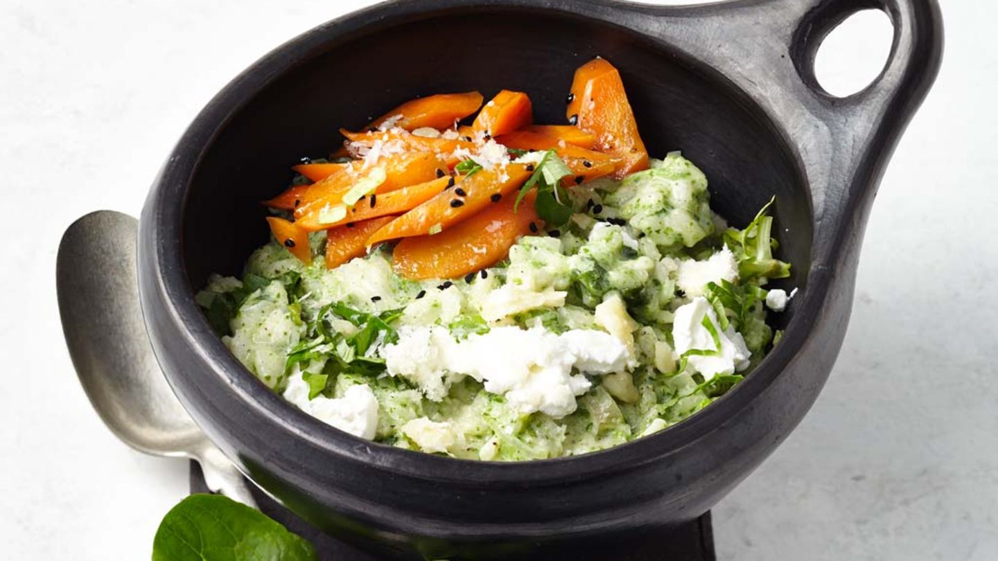 Feldsalat-Risotto Rezept