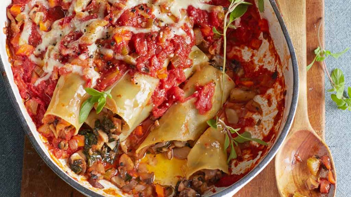 Pilz-Cannelloni Rezept