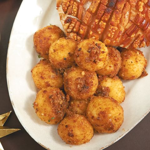 Kartoffelklösse mit Lebkuchenbröseln