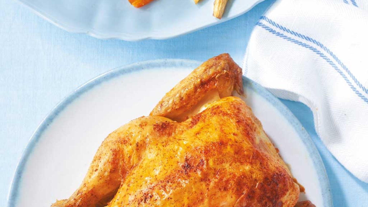 Zitronen-Hähnchen mit Möhren Rezept