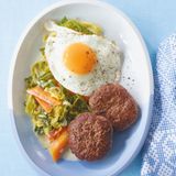 Frikadellen mit Rahmgemüse