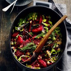 Rote-Bete-Eintopf mit Hackfleisch und Dill