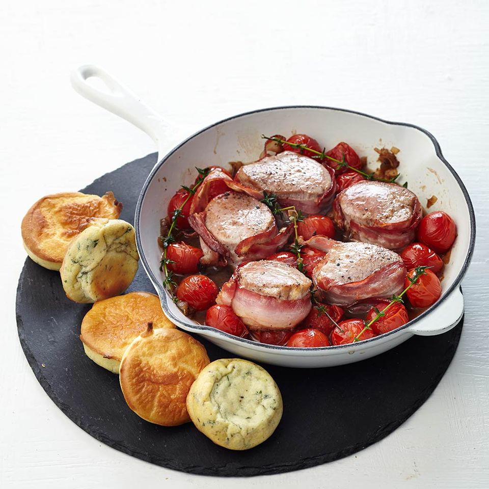 Medaillons mit Yorkshire-Pudding