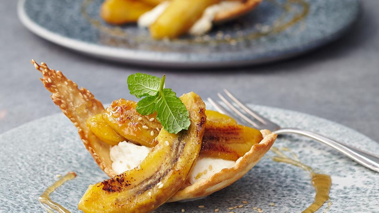 Honigglasierte Bananen Rezept