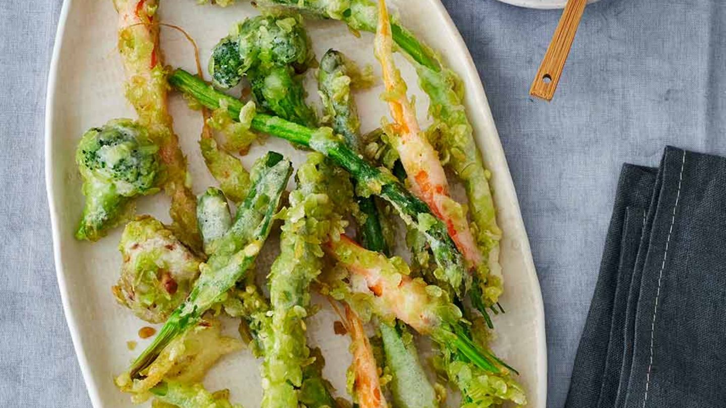 Gemüse-Tempura Rezept