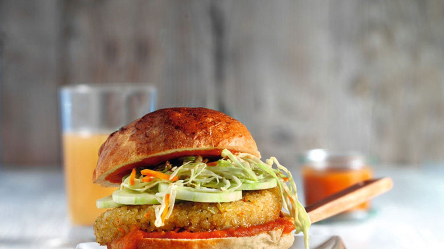 Veggie-Burger mit Spitzkohl Rezept
