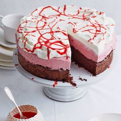 Schoko-Erdbeer-Vanille-Torte