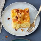Butterkuchen mit Orangenmarzipan
