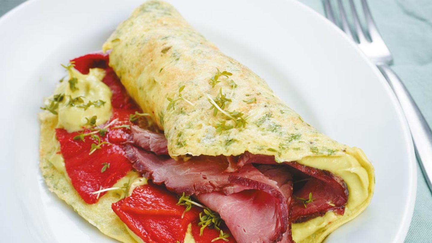Bunte Eier-Wraps Rezept