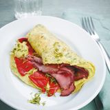 Bunte Eier-Wraps
