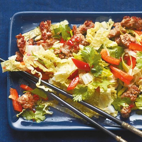Chinakohlsalat mit Mett
