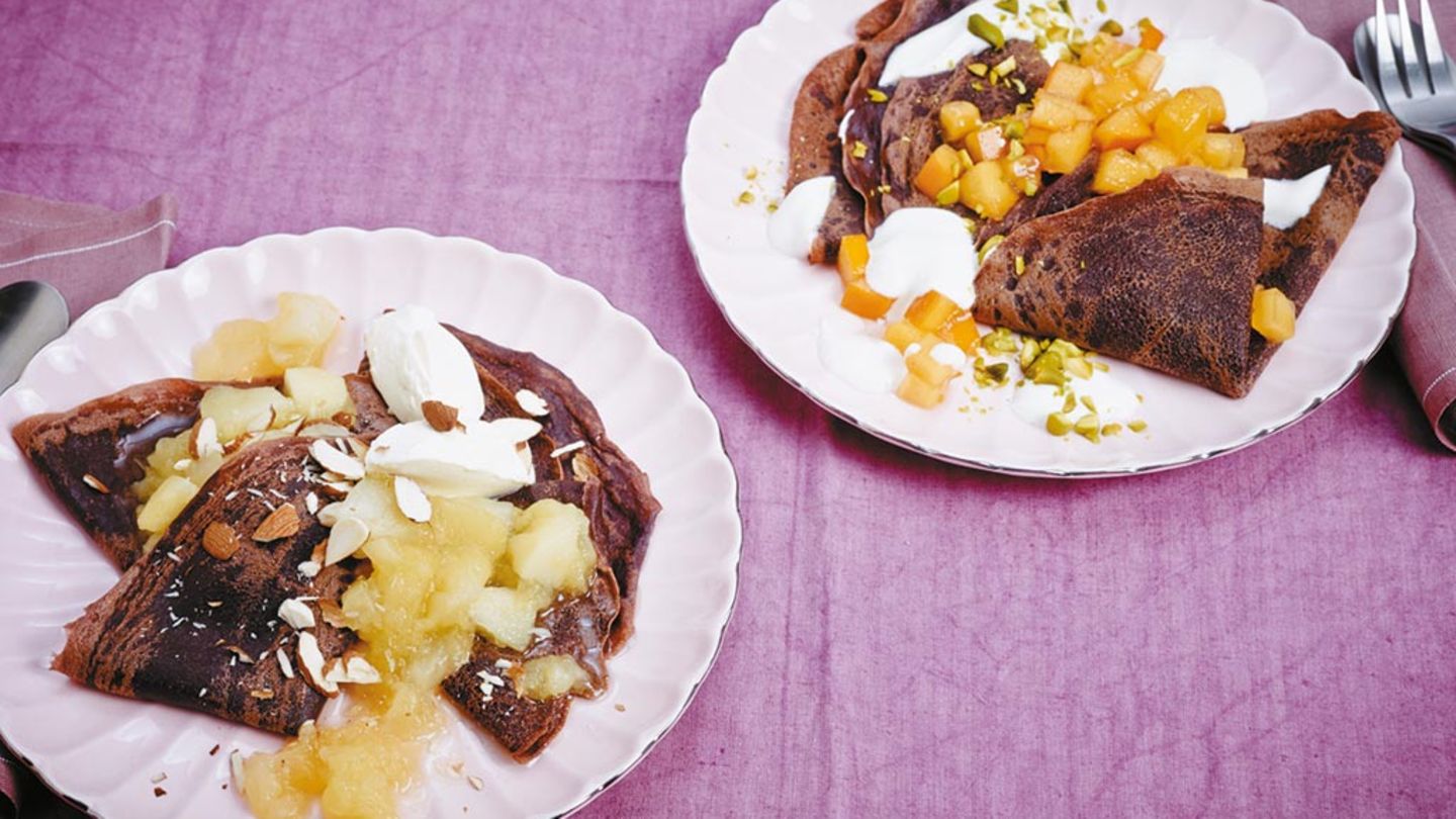 Schoko-Crêpes Rezept