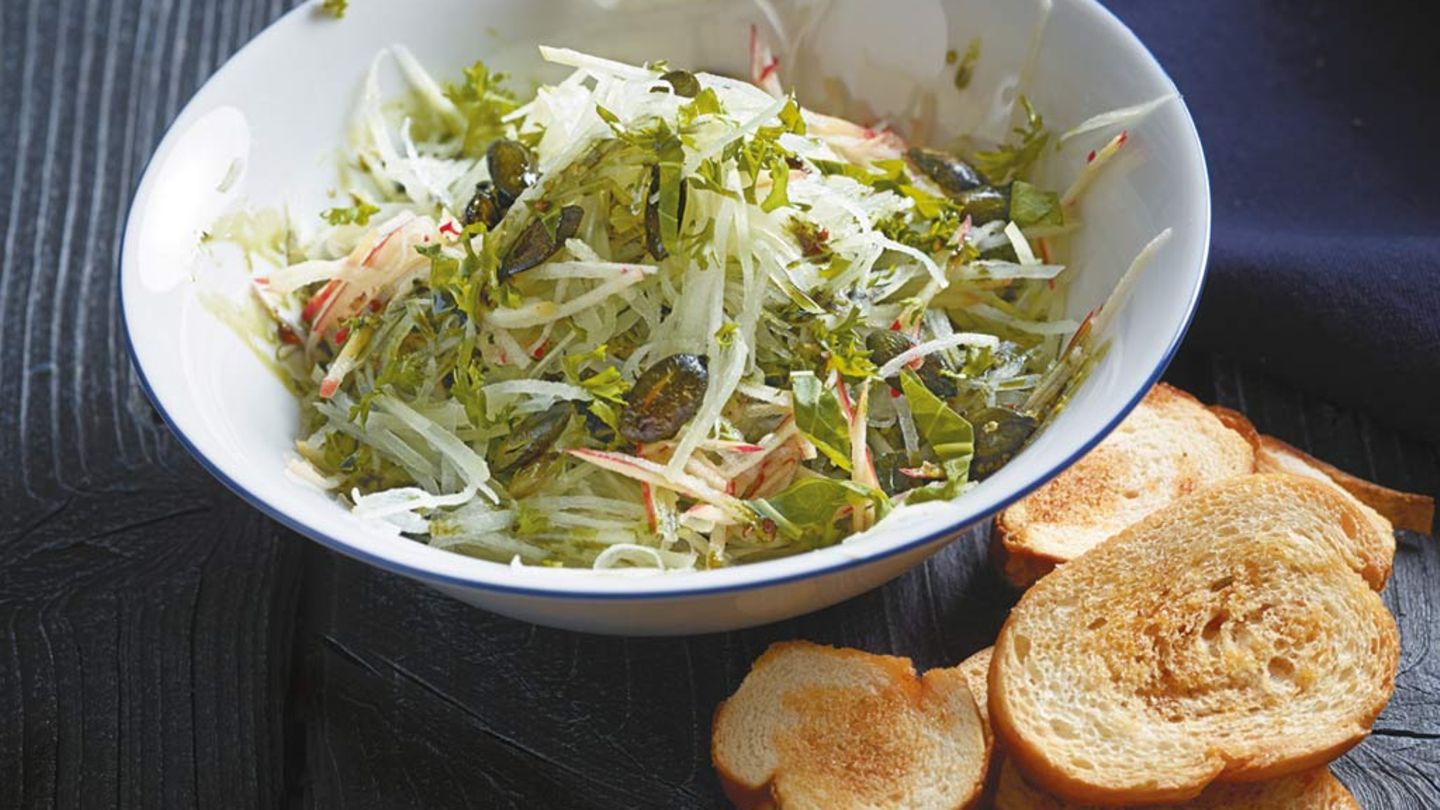 Kohlrabi-Rohkost Rezept