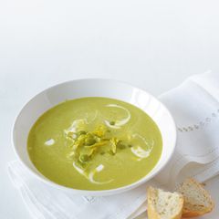 Erbsen-Salat-Cremesuppe