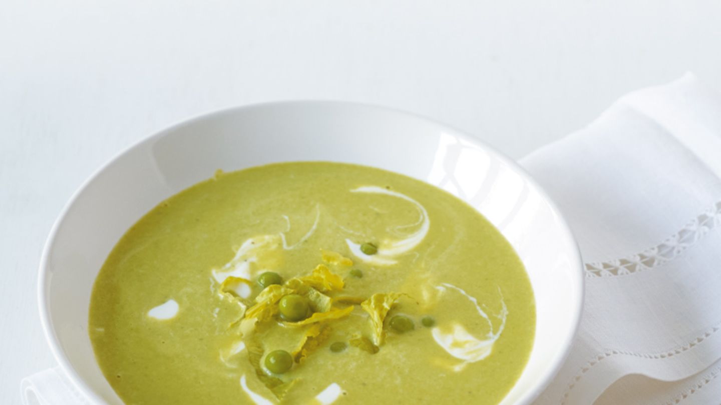 Erbsen-Salat-Cremesuppe Rezept