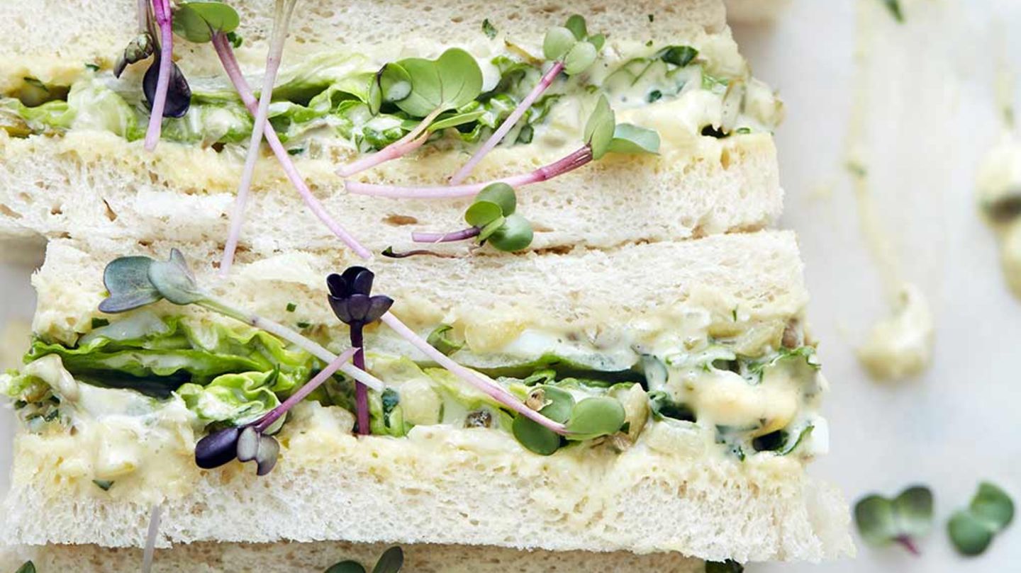 Tramezzini mit Salat und Remoulade Rezept