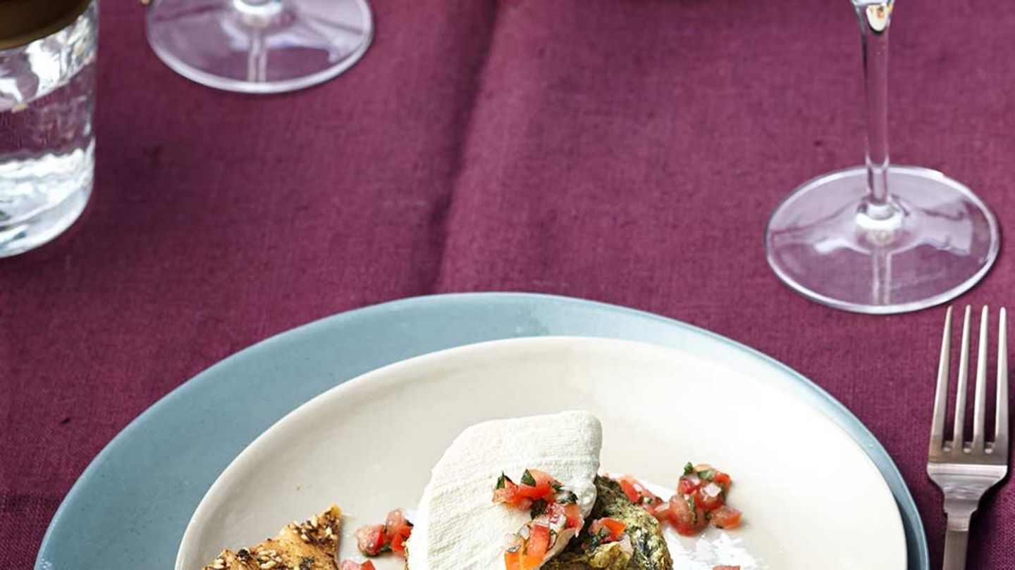 Hummus-Spinat-Küchlein Rezept