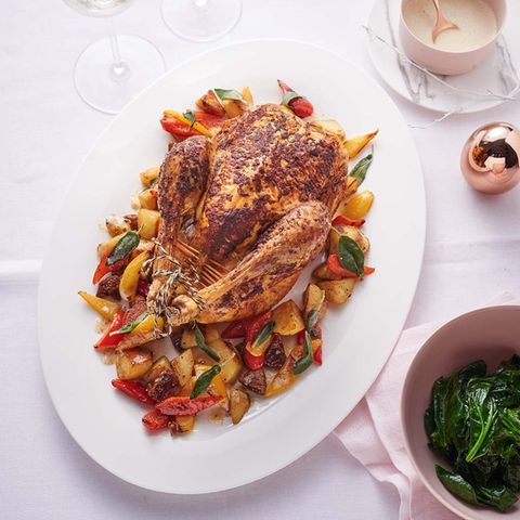 Maispoularde Mit Trauben Rezept Essen Und Trinken 