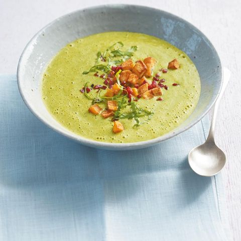Bärlauch-Erbsen-Cremesuppe