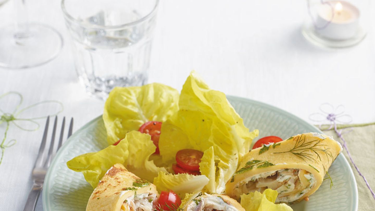Pfannkuchenröllchen Rezept